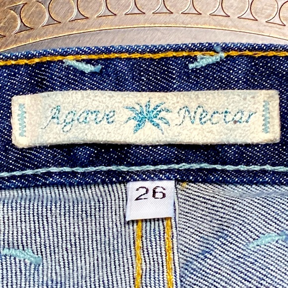 COPY AGAVE NECTAR Slim Boot Cut Denim Blue JEANS Size 26 - Picture 7 of 11
